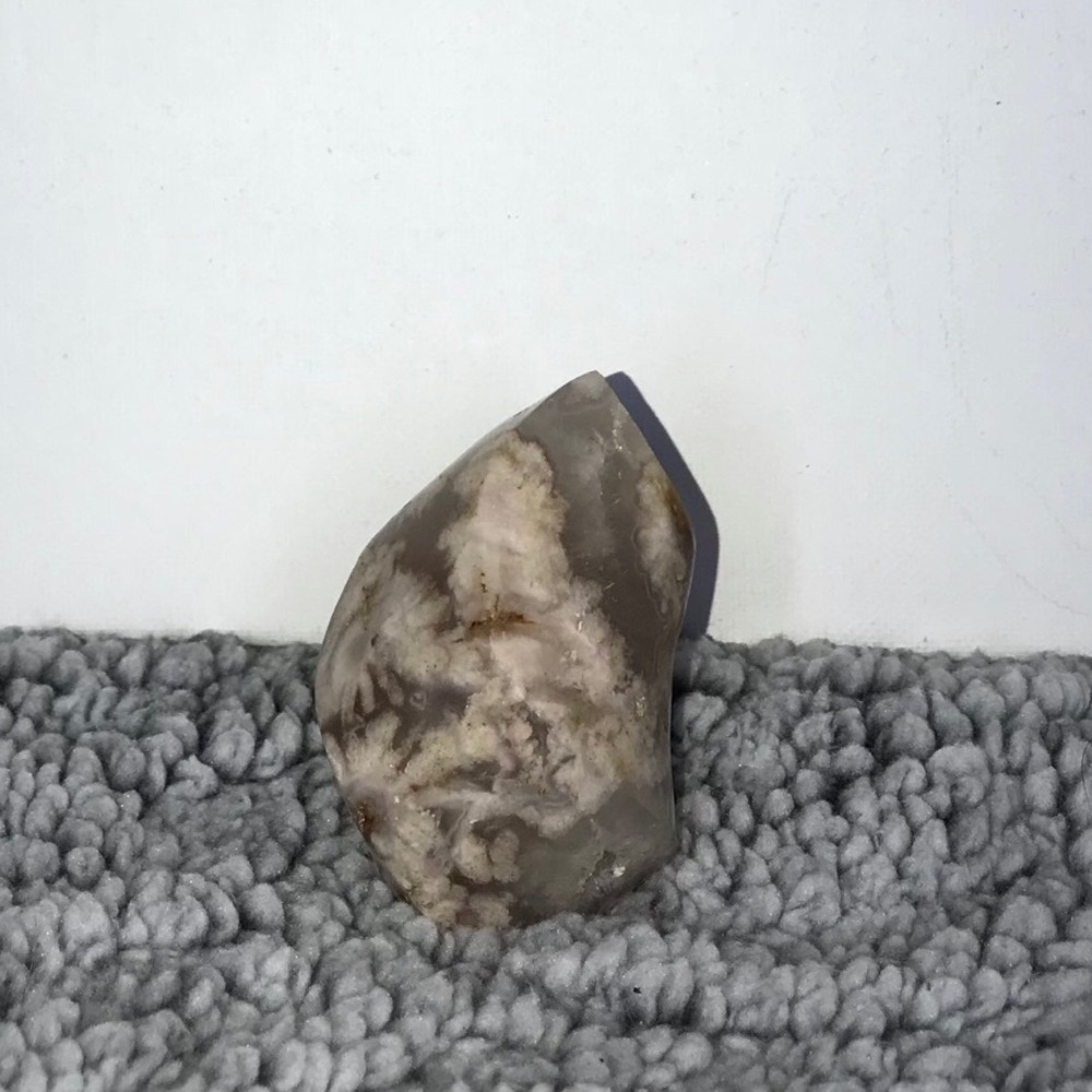 Genuine Flower Agate Flame